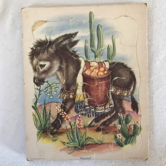 5 Vintage Playskool board puzzles - Picture 4 of 11